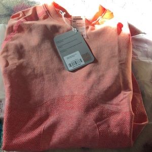 Gymshark ombre top coral